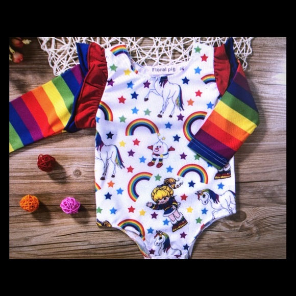 rainbow brite onesie